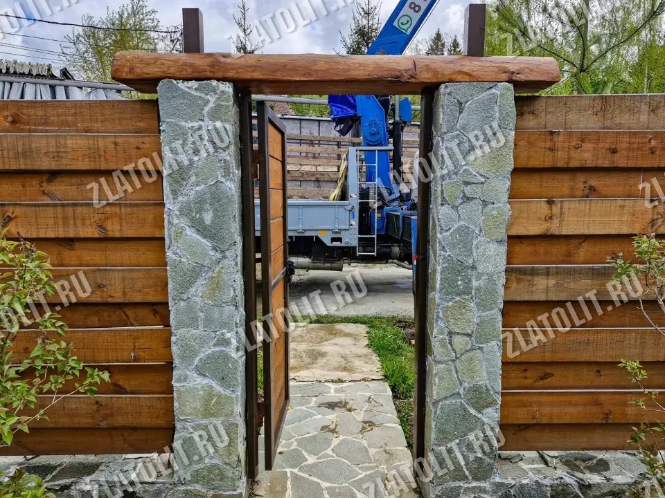 плитняк златолит Серебро для мощения и облицовки в наличии от производителя